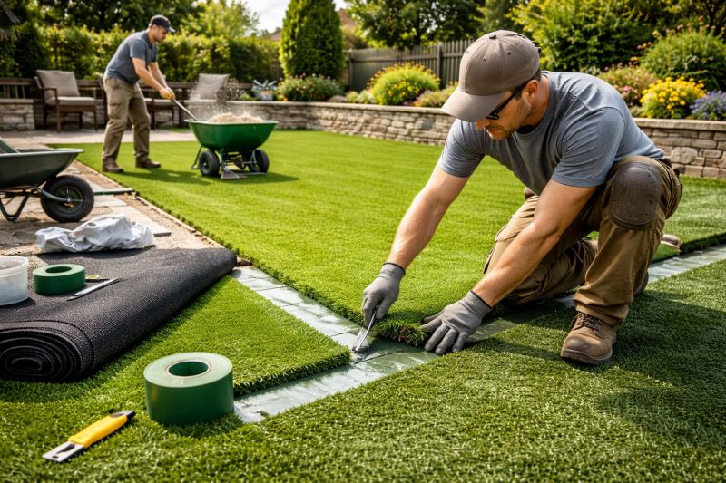Our team working on Concrete Installation projects in Kerrville, TX