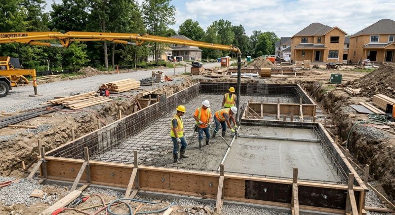 Concrete Foundation Installation in Bandera, TX