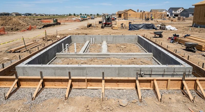 Concrete Foundation Installation in Center Point, TX