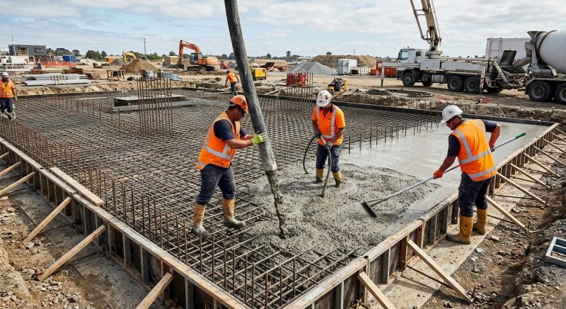 Foundation Pouring in Kerrville, TX
