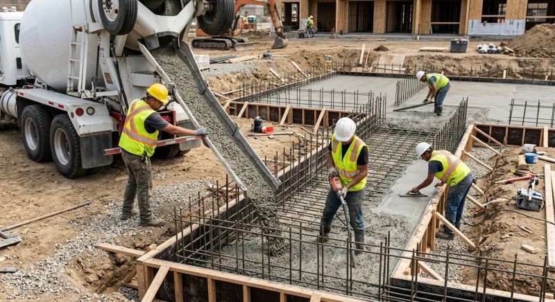 Foundation Wall Pouring in Bandera, TX
