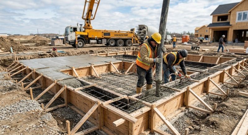 Foundation Wall Pouring in Comfort, TX